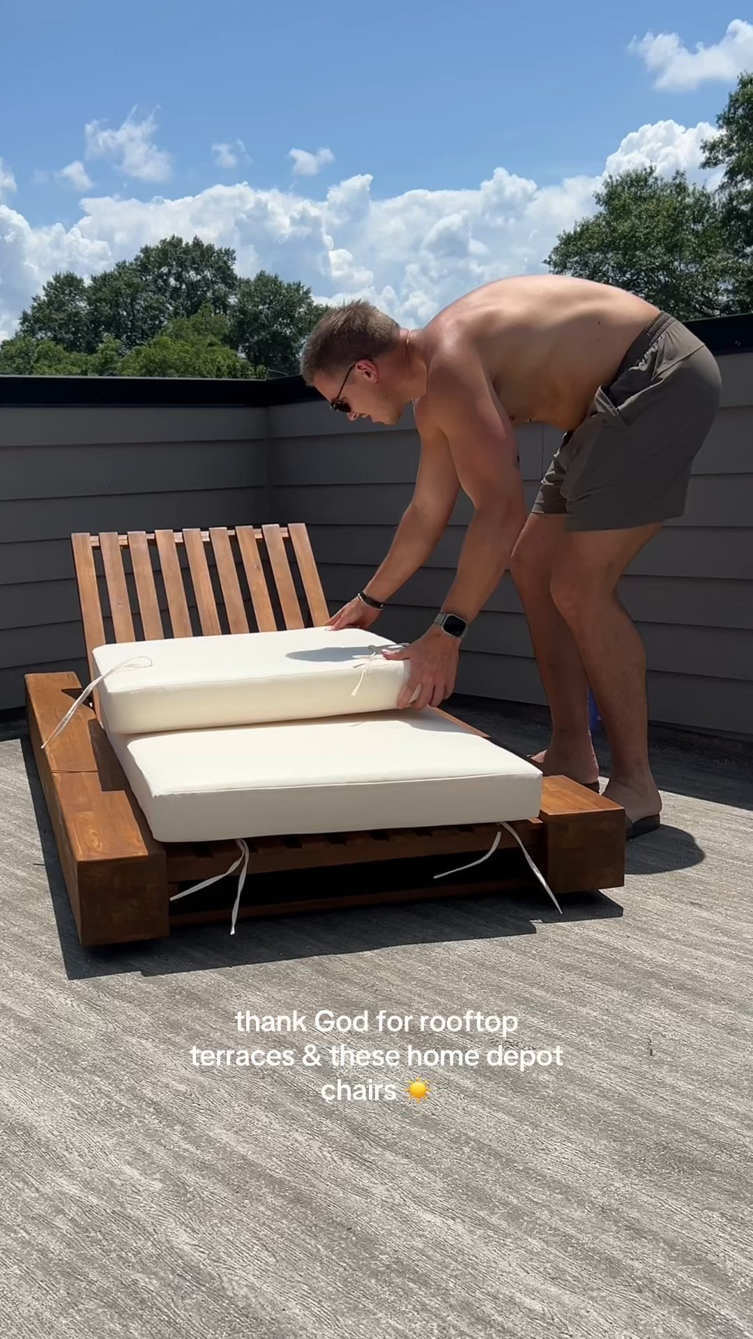 home depot lounge chairs! we spotted these when they were sold out and i’m so glad we signed up for the restock email alerts 🤩☀️ 

#LTKHome #LTKSeasonal