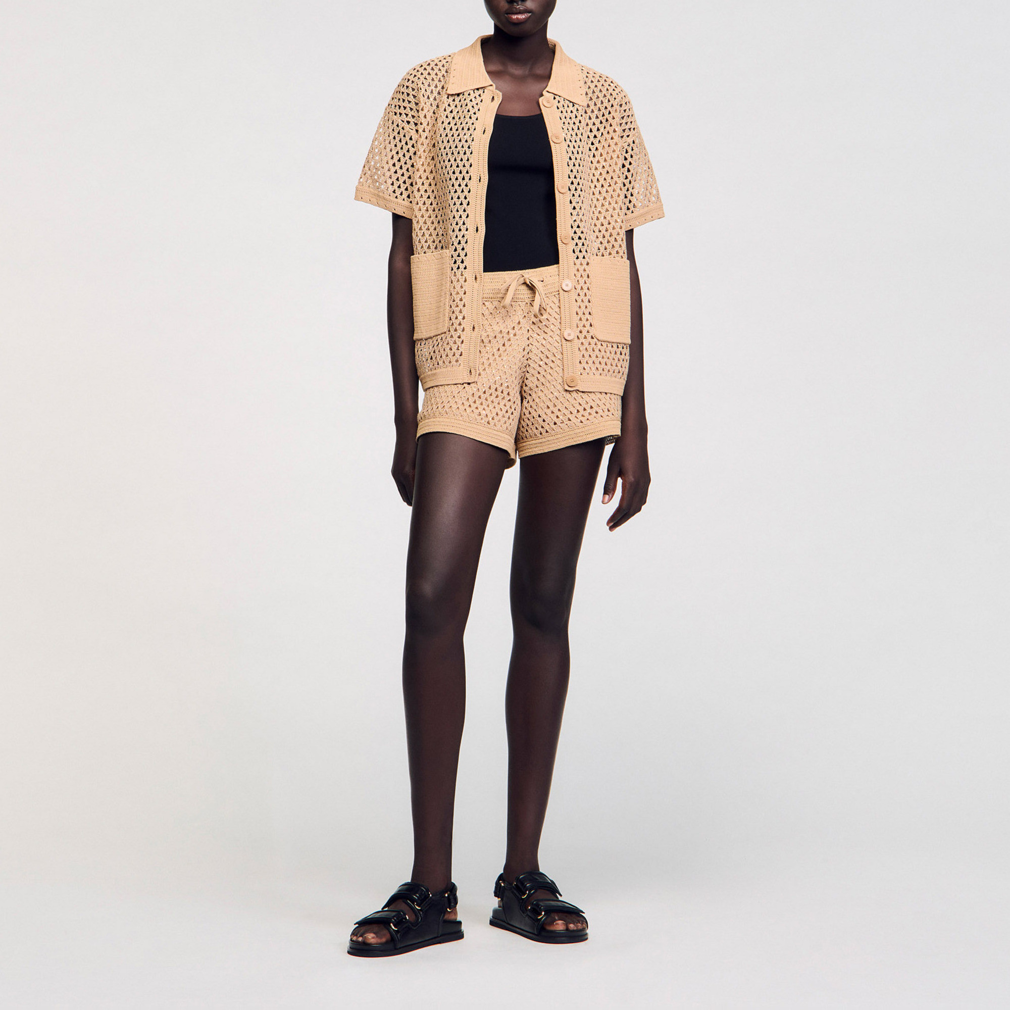 Rhinestone cardigan | Sandro US | Sandro-Paris US