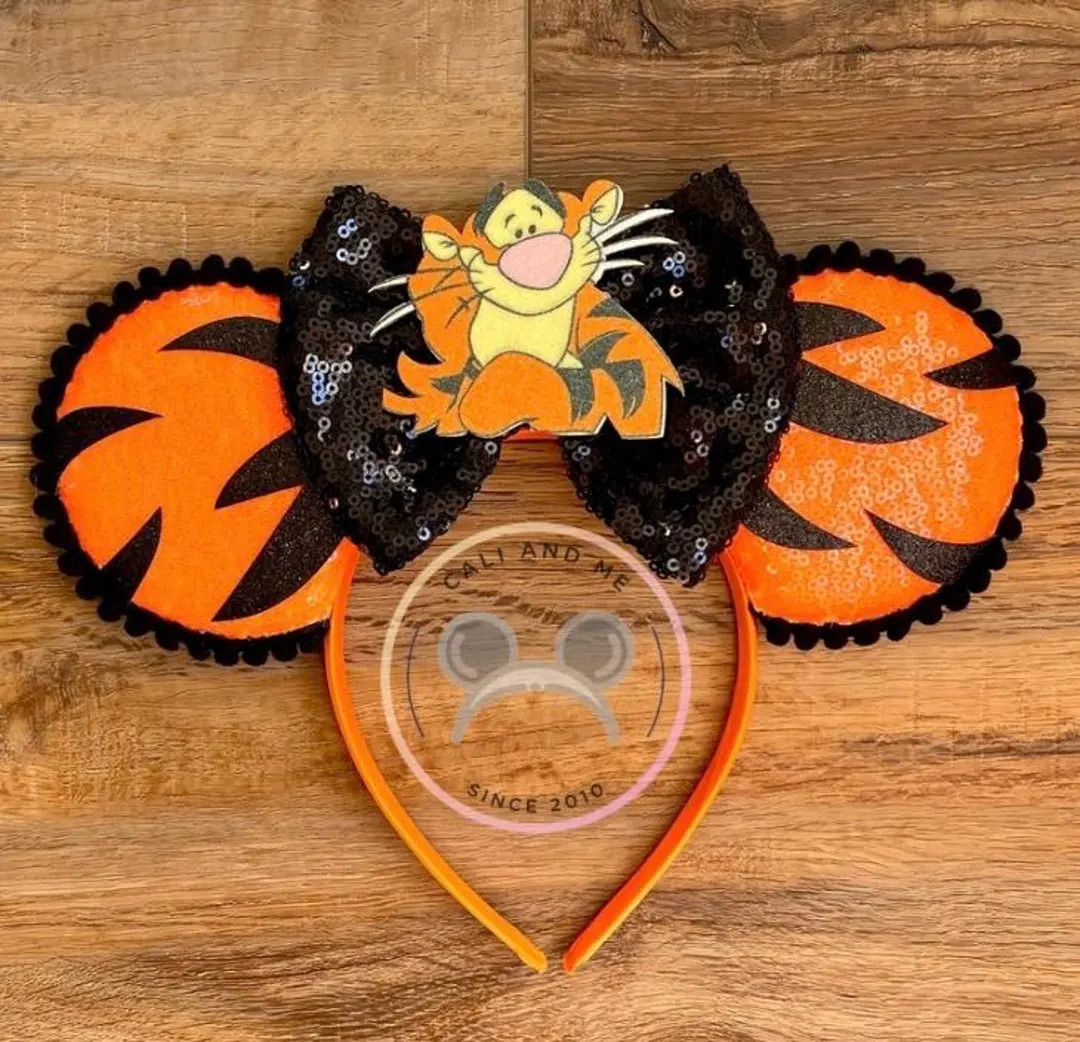 Tigger Ears, Tigger Minnie Ears, Tigger Minnie Mouse Ears, Whinnie the Pooh Ears Tigger, Tigger M... | Etsy (US)