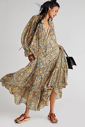 Feeling Groovy Maxi Dress | Free People (UK)