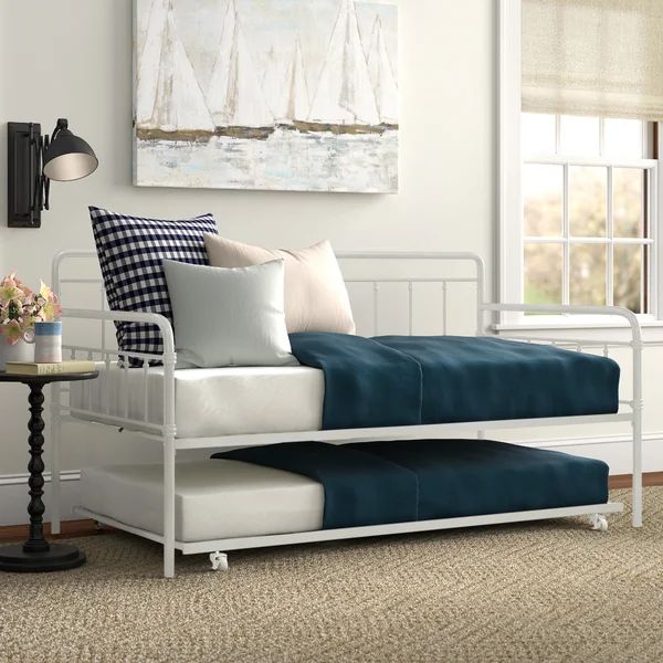 Minehead Metal Daybed with Trundle | Wayfair Professional
