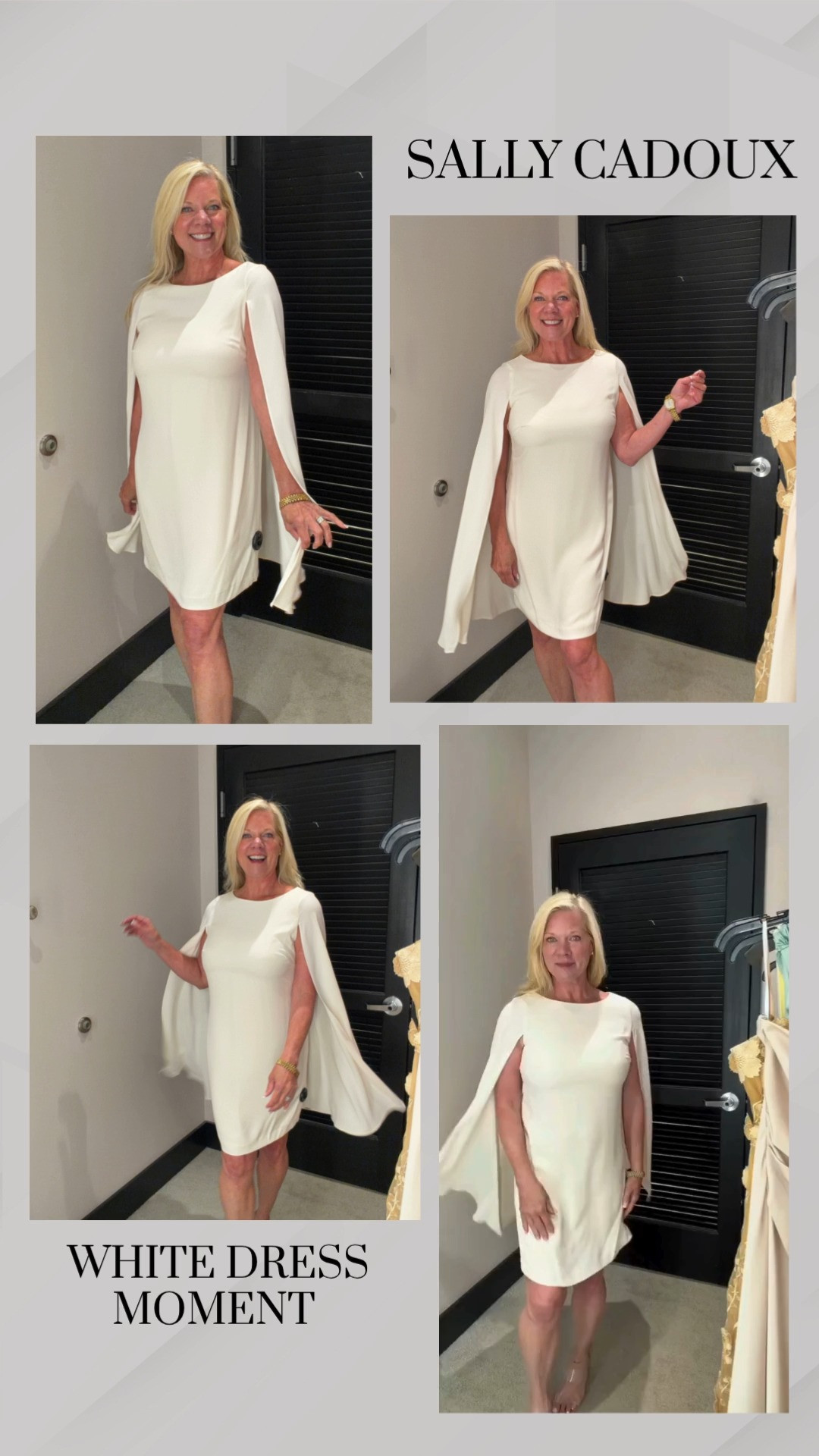 White dress moment, and this one's a showstopper 🤍 The cape sleeve detail on this dress from Ralph Lauren is so unexpected — simple silhouette, dramatic flair. 

Perfect for a rehearsal dinner, bridal shower, or any event where you want a little extra "wow" without going full gown. 

Shop it on my LTK!

#LTKstyle #LTKover50 #LTKover40 #LTKwedding #LTKparty #womenover50 #fashionover50 #ralphlauren #whitedress #capesleeve #bridalshower #rehearsaldinner #ootd #currentlywearing #shopmycloset 

 #LTKootd #LTKSeasonal #LTKOver40