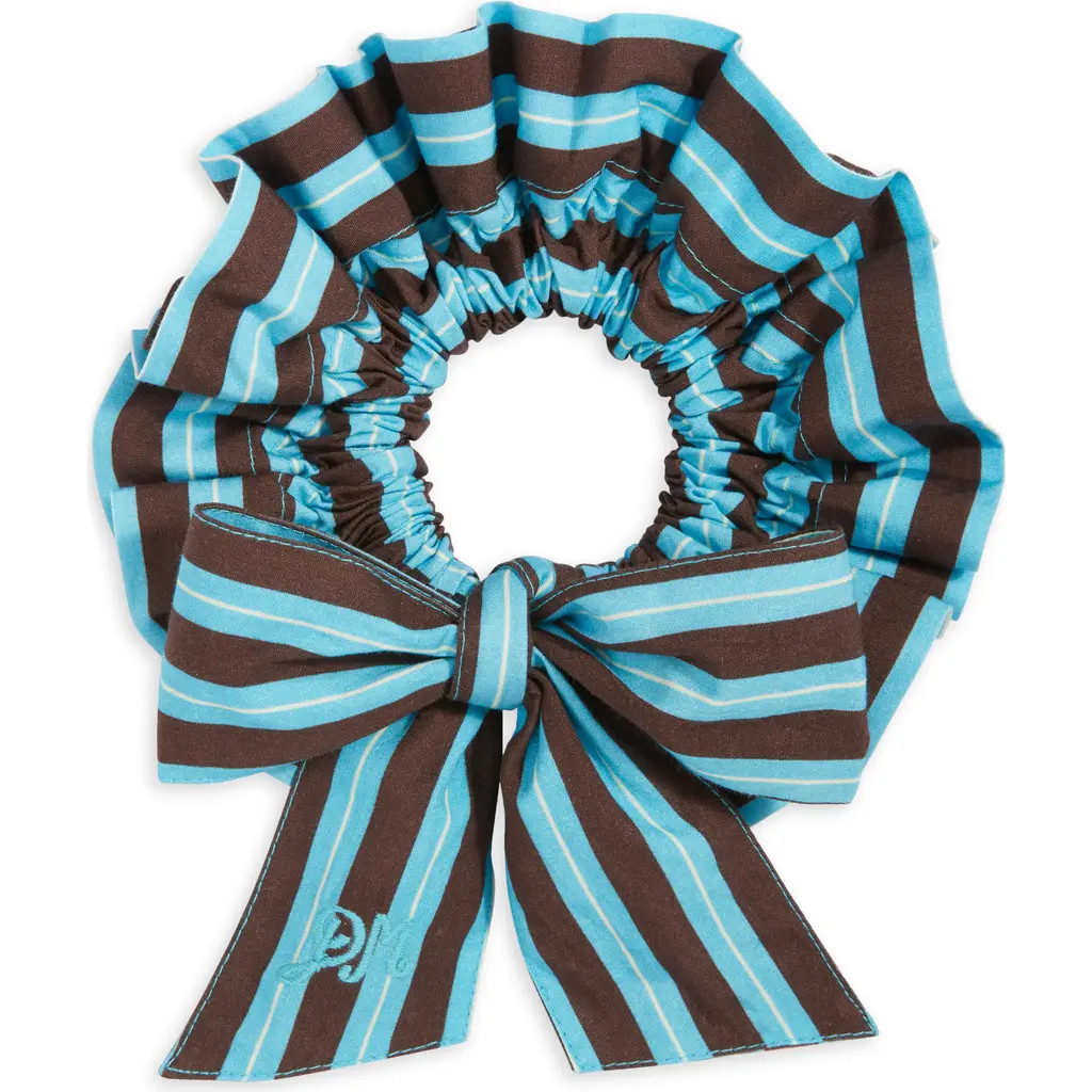 Damson Madder Large Garter Bun Wrap Scrunchie in Blue at Nordstrom Rack | Nordstrom Rack