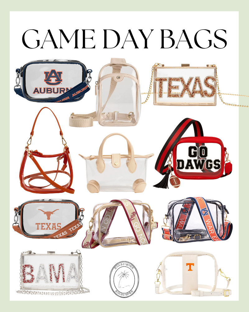 Clear game day bags for the football season coming up! All under $100!


game day attire, game day bags, crossbody bag, collegiate collection, football season, fall style 

 #LTKSeasonal #LTKFindsUnder100 #LTKStyleTip