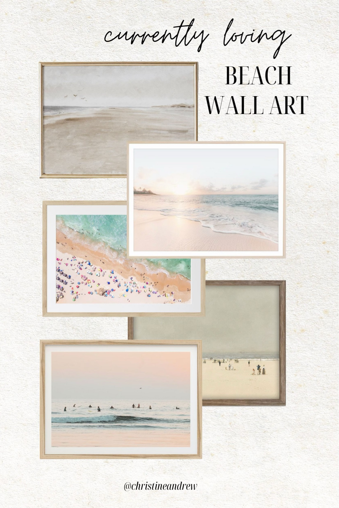 These wall art beach prints are similar to my large beach print in our entry way and at a lower price point 🌊 my McGee & Co print is large - 52 x 41”. You could print any of these prints large and add a simple frame for a similar look 🤍

Wall art; beach wall art; Etsy wall art; beach print; entry way wall art; home decor; McGee & co; studio McGee; living room wall art; Christine Andrew 

#LTKhome #LTKMostLoved