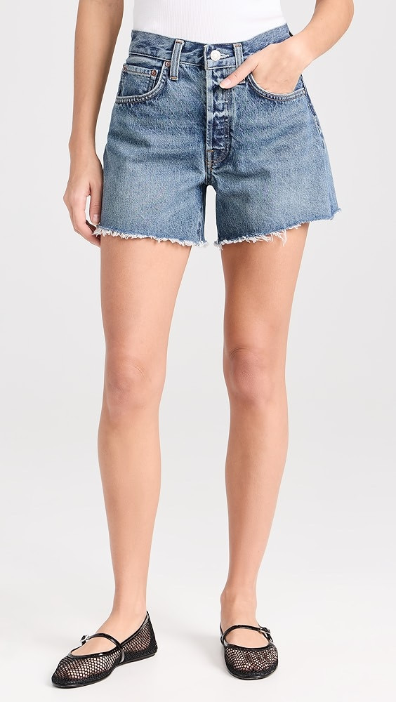 AGOLDE Parker Long Short: Vintage Cut Off Shorts | Shopbop | Shopbop