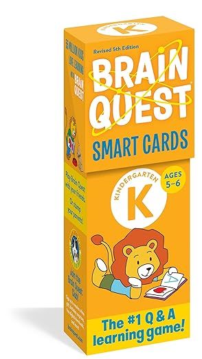Brain Quest Kindergarten Smart Cards Revised 5th Edition (Brain Quest Smart Cards)     Cards – ... | Amazon (US)