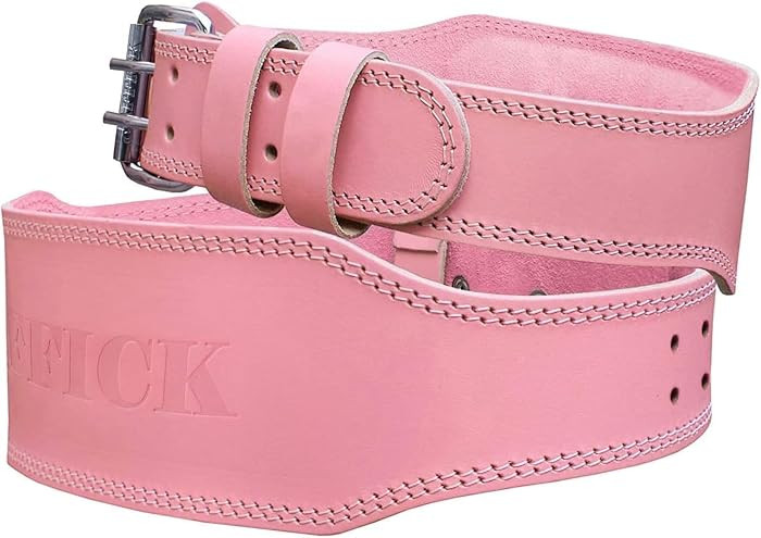 Weight Lifting Belt For Ladies Leather Gym Belts Lower Waist Back Support For Women Men Fitness Squat Deadlift Heavy Duty Cross Training Gym Powerlifting Workout | Amazon (US)