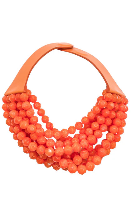 Fairchild Baldwin Bella Style Tropical Orange Necklace | The Willow Tree