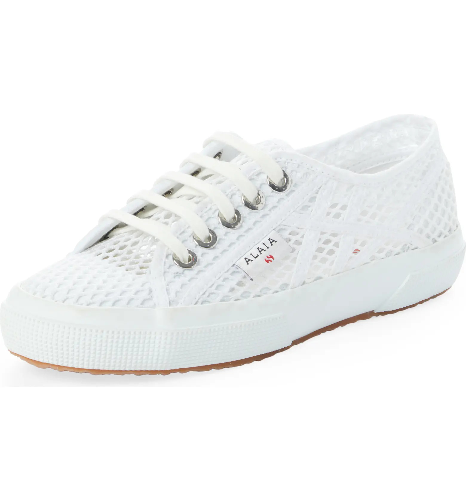 x Superga Fishnet Lace-Up Sneaker (Women) | Nordstrom