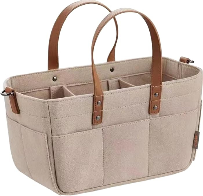 Baby Diaper Caddy Baby Diaper Caddy, Portable Diaper Caddy Organizer Foldable Nursery Caddy Felt ... | Amazon (US)