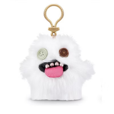 Fuggler Plush Clip-On Keyring - Oogah Boogah, White | Target