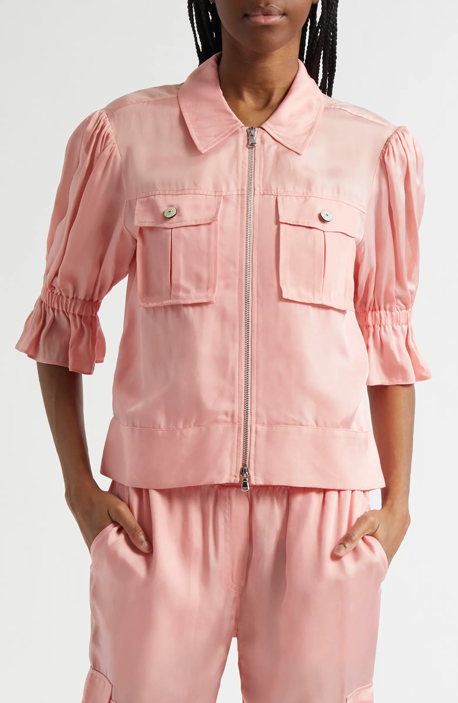 Holly Ruffle Sleeve Jacket | Nordstrom