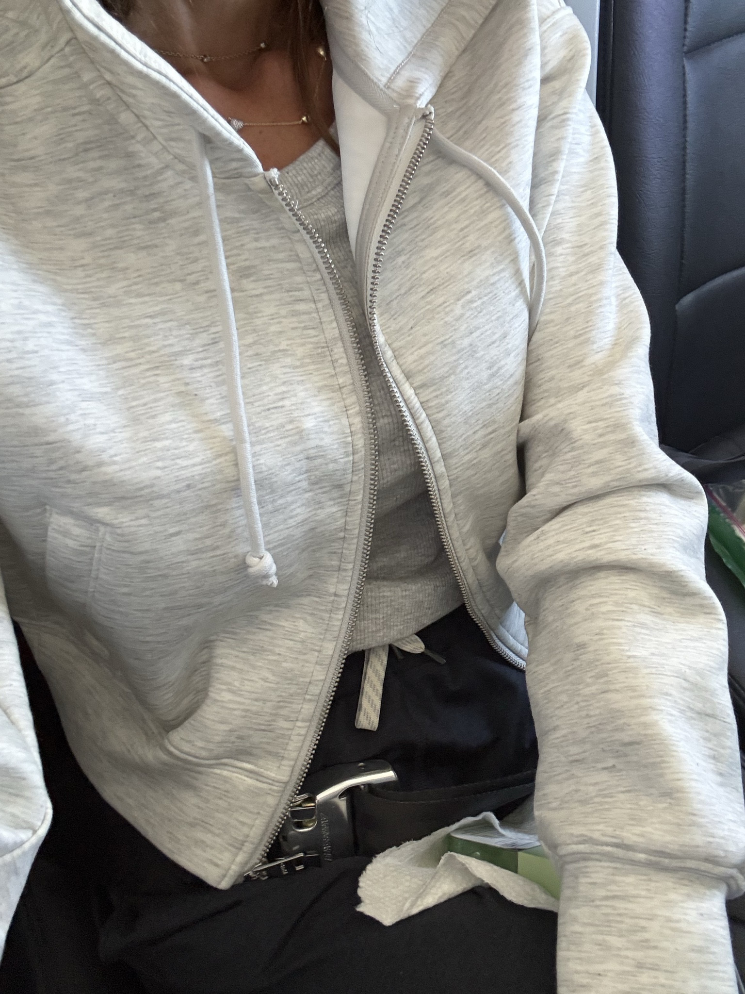 Love this comfy zip up jacket size xxs joggers travel outfit 

#LTKSaleAlert #LTKActive #LTKPetite