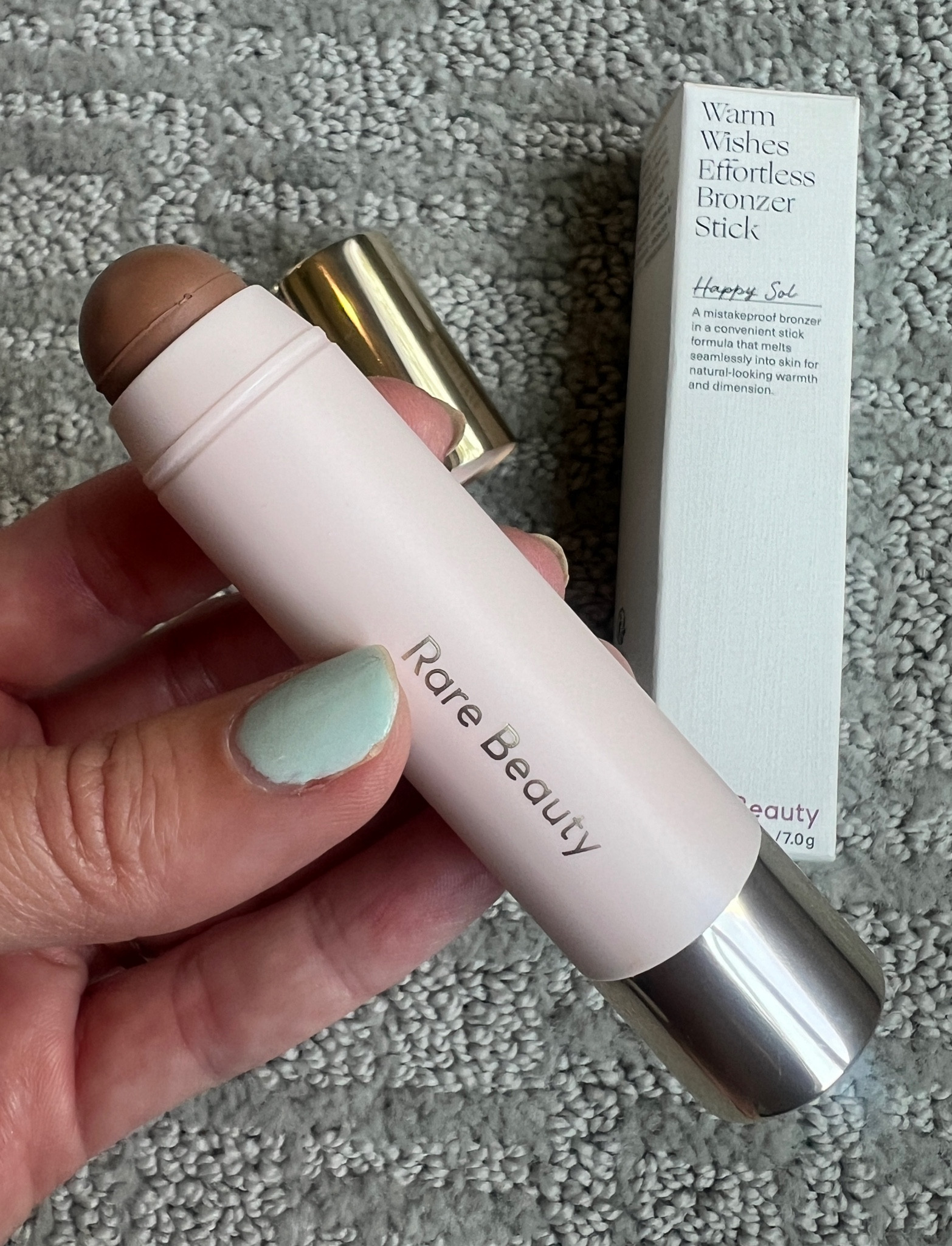 🤎🌞Try this BRONZE/CONTOUR stick from Rare Beauty - it’s so good and smooth with no orange!! // I’m wearing shade “Happy Sol” 

#LTKFindsUnder50 #LTKBeauty #LTKOver40