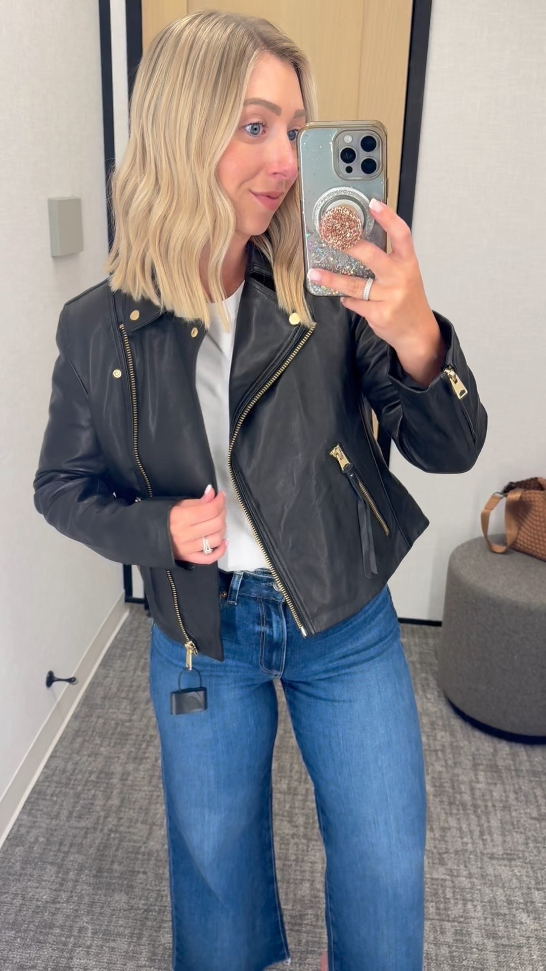 Nordstrom Anniversary Sale
This jacket is BUTTERY soft leather! I have it in black with silver hardware, green with silver hardware and LOVE the gold hardware// Size runs small, I’m a size 4 but have a size US6 in the jacket!

NSALE, Nordstrom Anniversary Sale, Madewell jeans, date night tops, all saints jacket, leather jackets, Paige jeans 

#LTKSaleAlert #LTKFindsUnder100 #LTKSeasonal