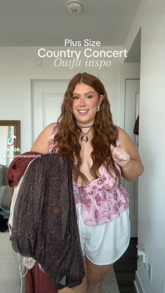 Plus size country concert outfit inspo!! Also would be cute for soo many summer events. 

#LTKplussize #LTKsummer #LTKstyletip