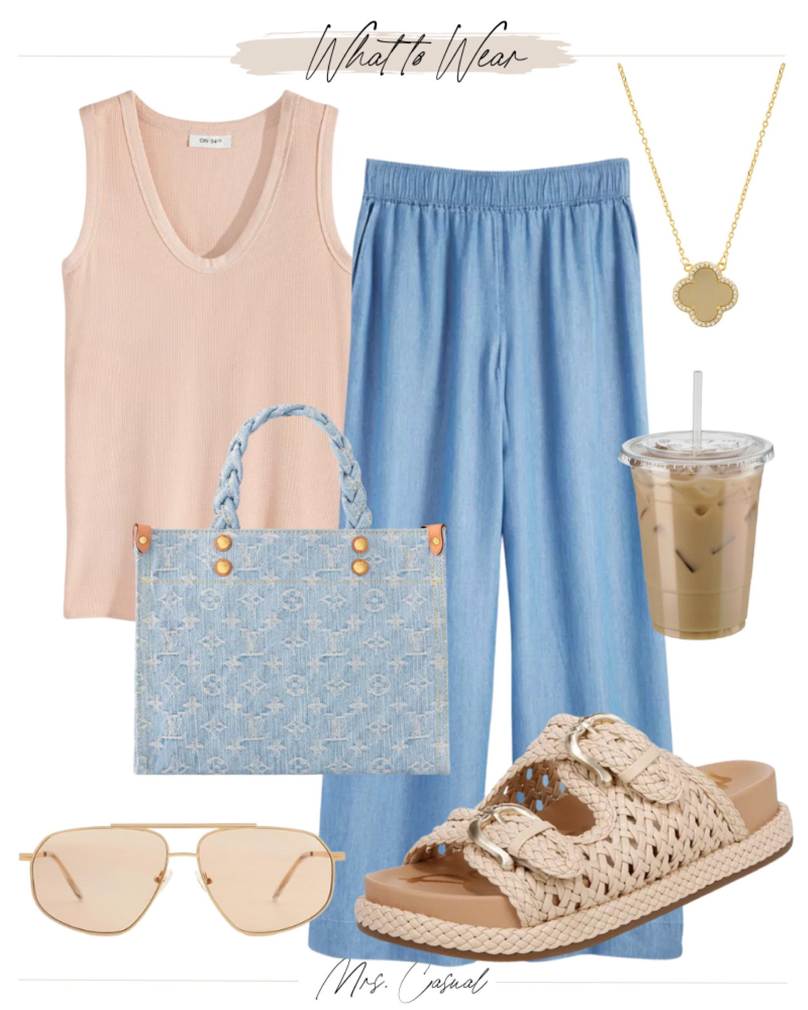 New brand I just found that I’m completely obsessed with. Can’t beat these prices. Chambray pull on wide leg pants summer outfit idea 

#LTKFindsUnder50 #LTKSaleAlert #LTKItBag