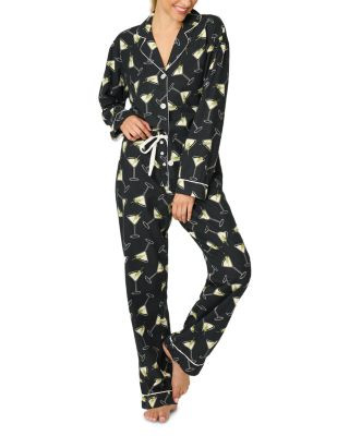 Merry with Martini Flannel Pajama Set | Bloomingdale's (US)