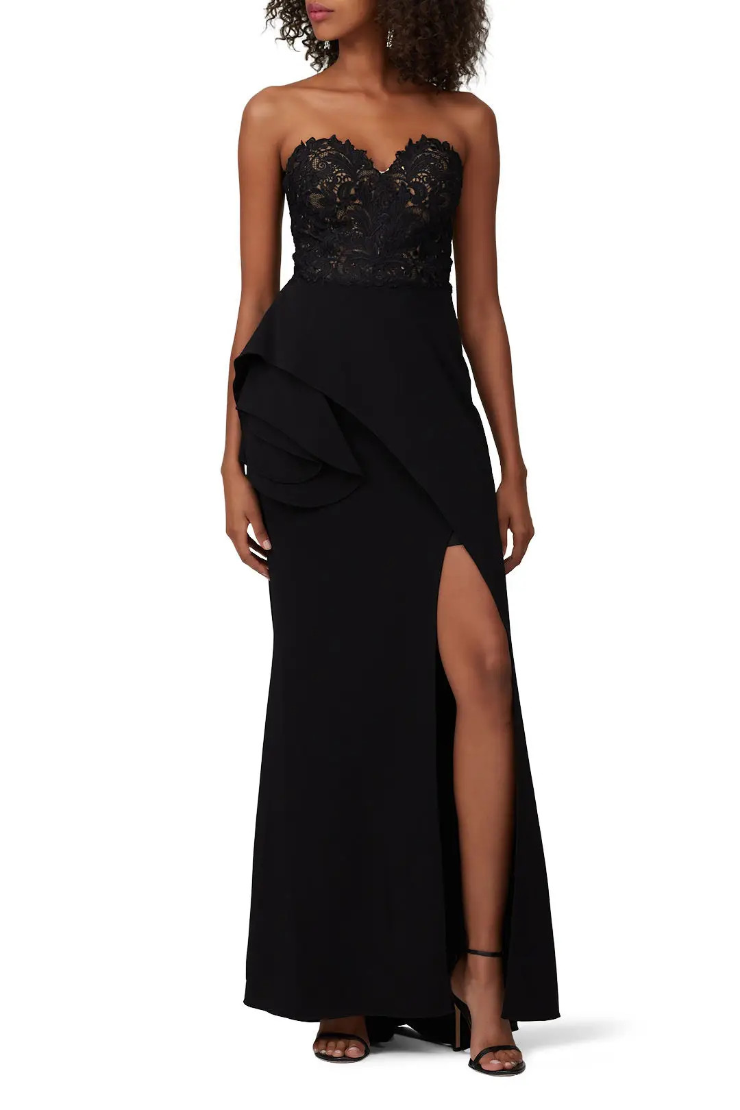 Laced Sweetheart Gown | Rent the Runway