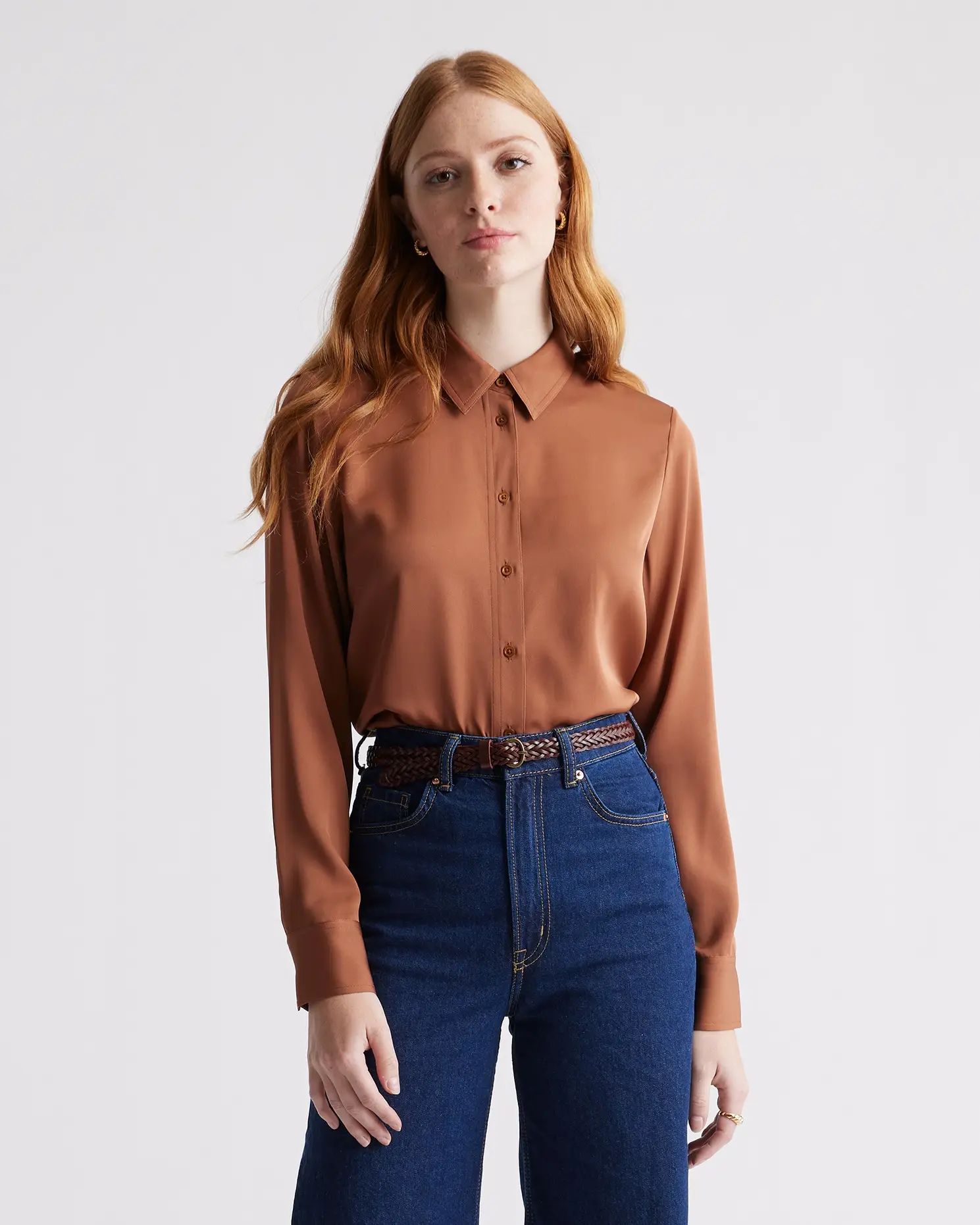 Washable Stretch Silk Blouse | Quince | Quince