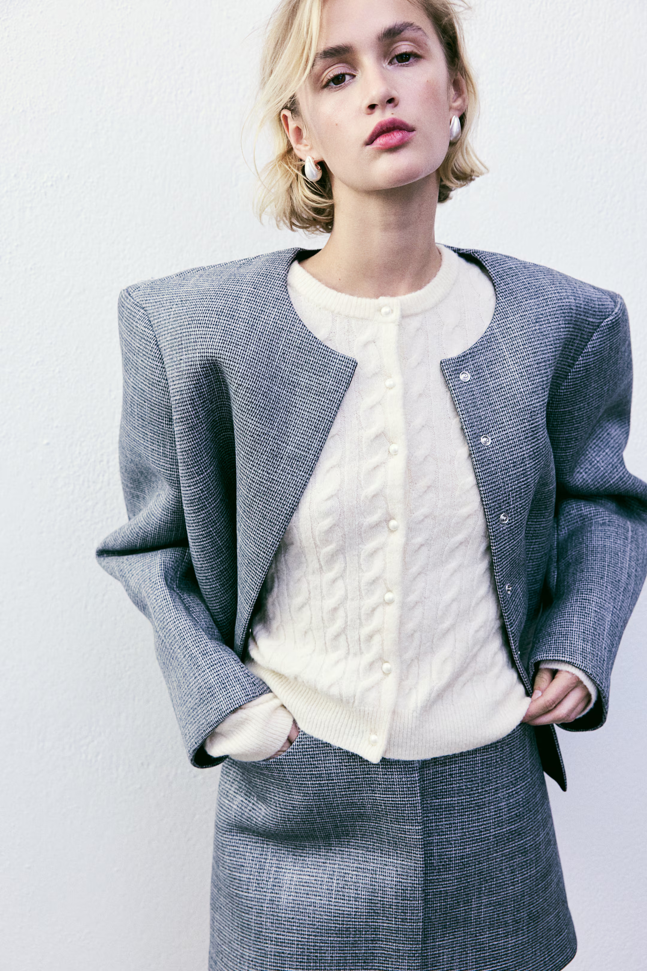 Cable-knit cardigan | H&M (UK, MY, IN, SG, PH, TW, HK)