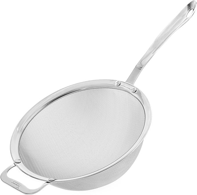 Amazon.com: 9" Kitchen Fine Mesh Strainer with Sturdy Handle and Wider Hook - Perfect for Quinoa:... | Amazon (US)