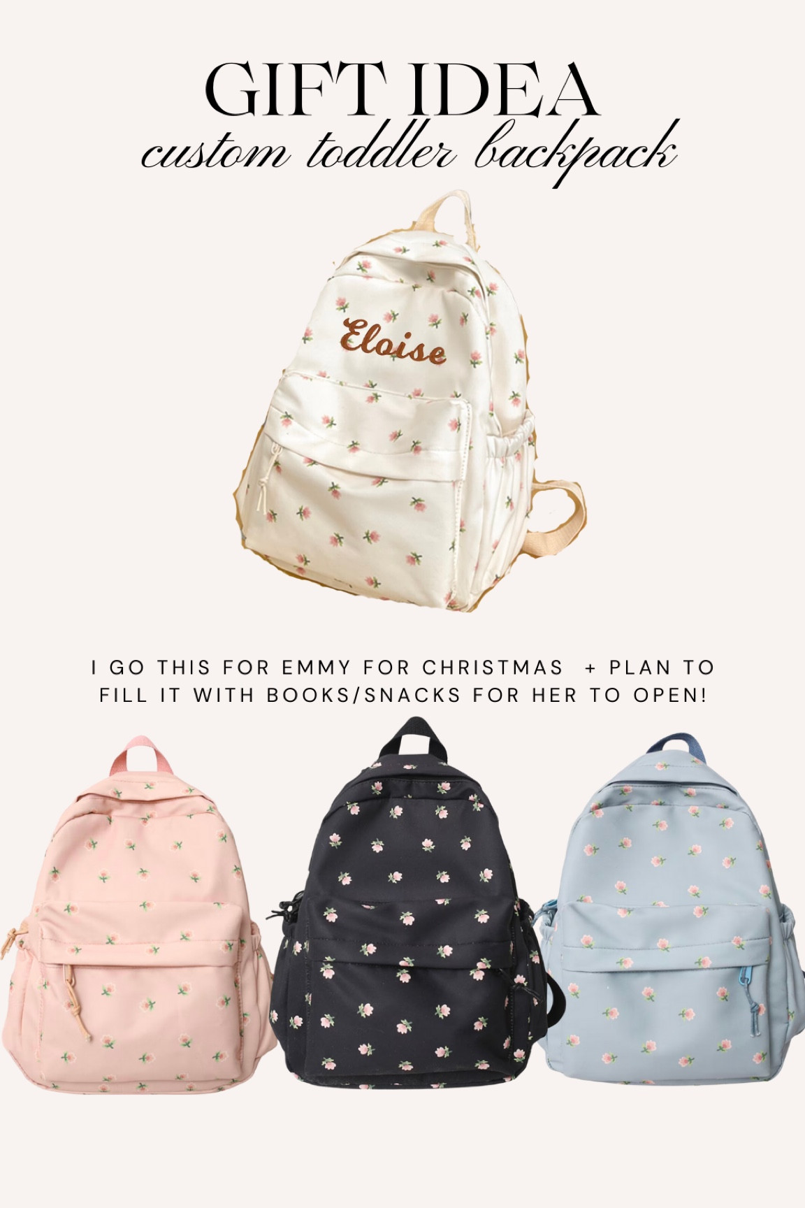 Toddler Christmas gift idea!! I got this for Emmy for Christmas  + plan to fill it with books/snacks for her to open!

#LTKHoliday #LTKbaby #LTKGiftGuide