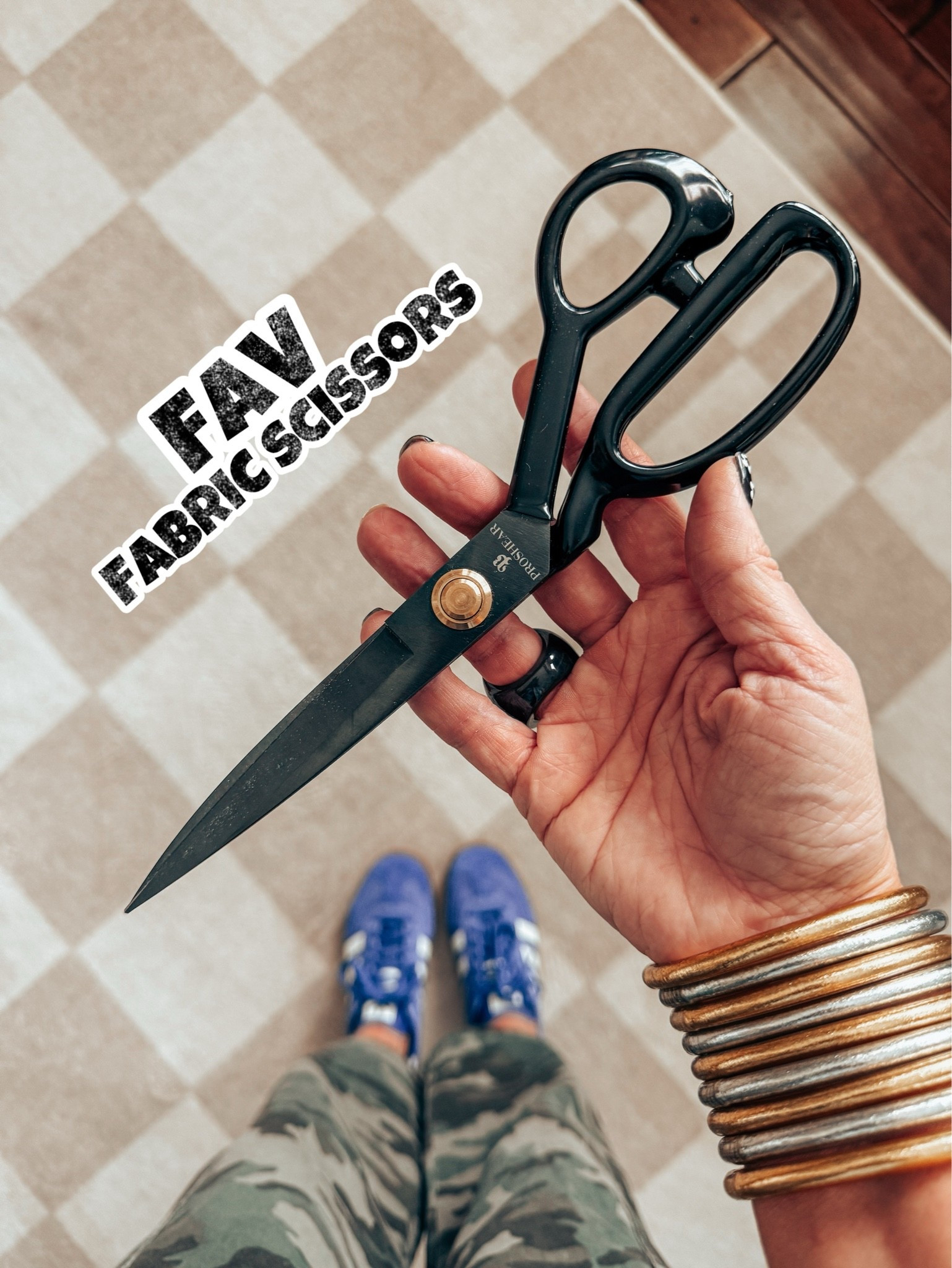 These are fabric scissors I get asked about all the time! They are so good and cut amazing! 👏🏼✂️♥️