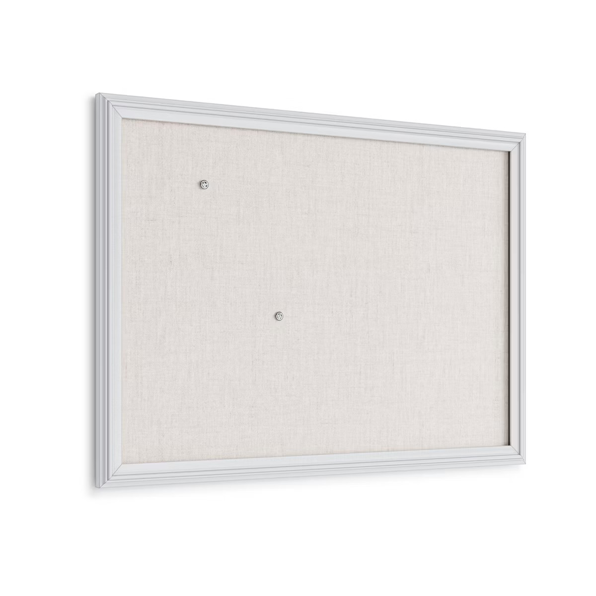 U Brands 17"x23" Thin Décor Linen Bulletin White | Target