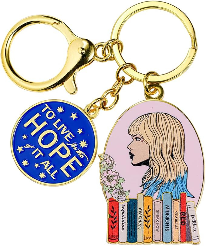 Taylor Merch Gifts, Taylor Birthday Decorations Keychain for Women Party Favors Cute Stuff for Be... | Amazon (US)