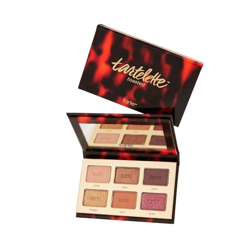 tarte tartelette toasted mini Amazonian clay palette – Eyeshadow Palette with Shimmer & Matte Bronze Neutrals, Longwear Pigment & Blendable Lightweight Formula, Cruelty-Free | Amazon (US)