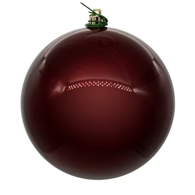 Vickerman 4.75" Wine Pearl UV Drilled Ball Ornament, 4 per bag. | Target