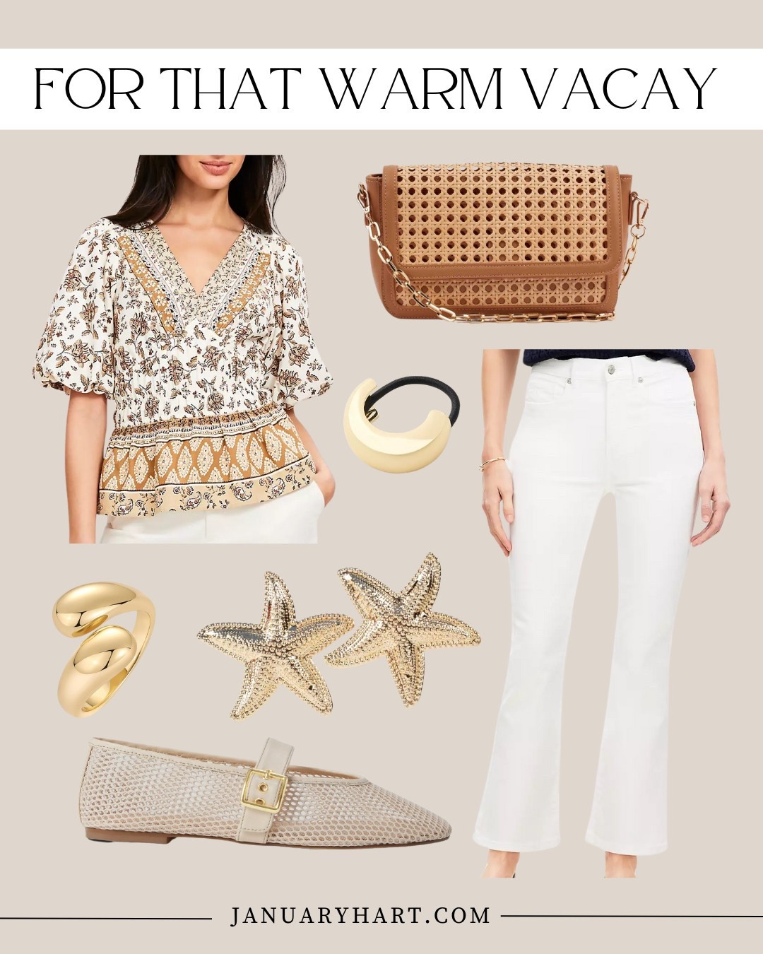 The March LookBook 🌿

Spring outfits, vacation outfit ideas, white denim jeans, babydoll top, flats, raffia bag

#LTKOver40 #LTKStyleTip #LTKFindsUnder100