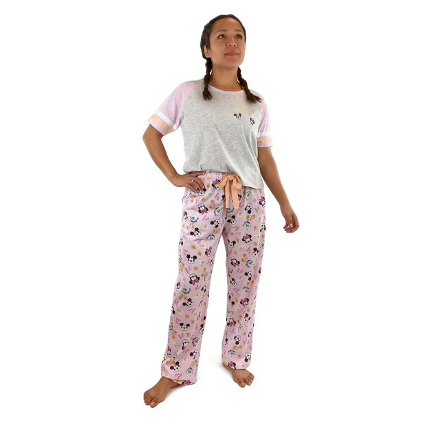 Disney Mickey and Minnie Ladies' 2-Piece Pajama Set | Walmart (CA)