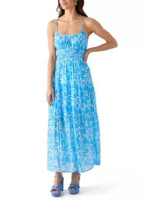 MINKPINK Women's Enza Maxi Dress, Blue, X-Large | Belk
