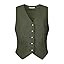 Women's Linen Vest Sleeveless Button Down V Neck Formal Business Waistcoat | Amazon (US)