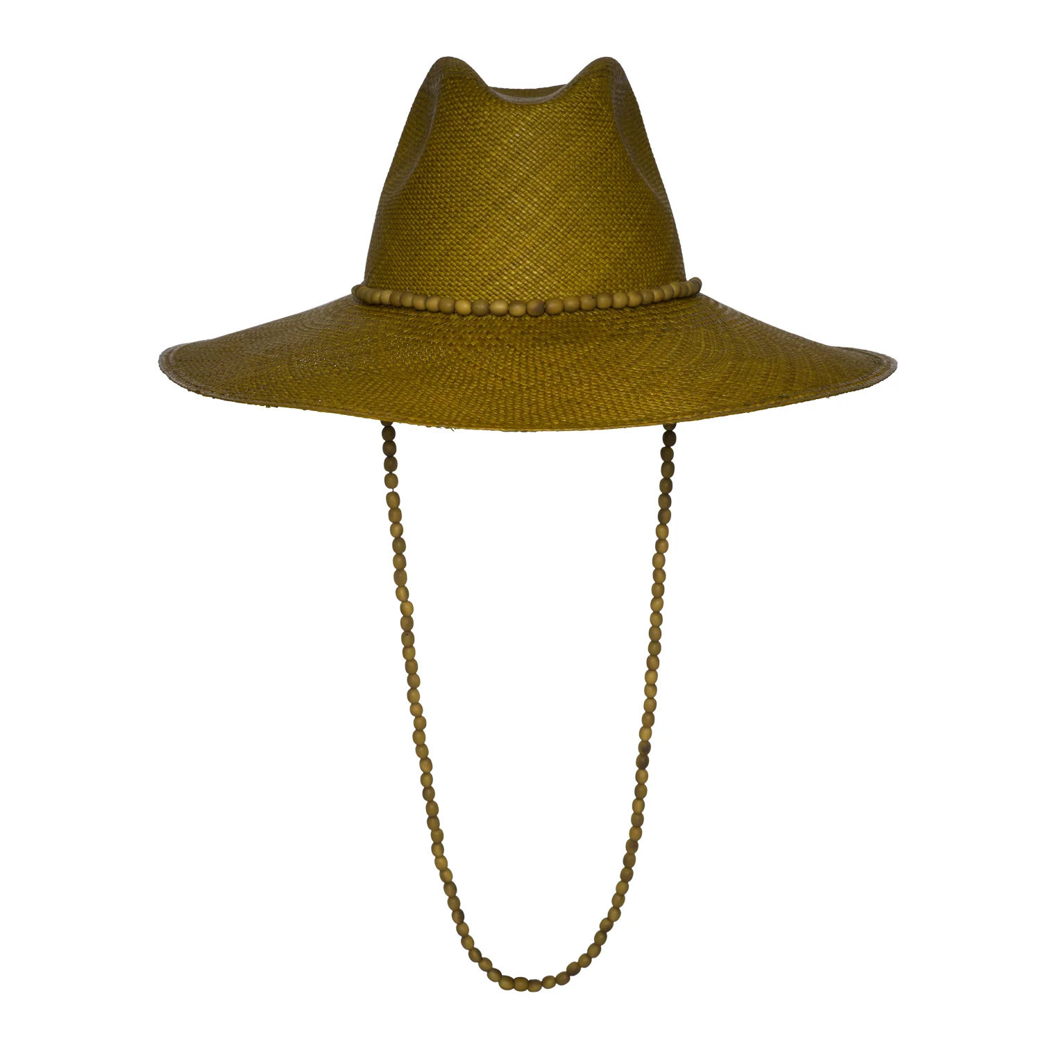 Cajas - Tagua Bead Cord Panama Straw Hat | Artesano | Artesano
