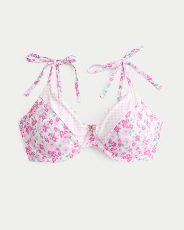 Women's Curvy Ruffle Edge Underwire Bikini Top | Women's Swimwear | HollisterCo.com | Hollister (US)