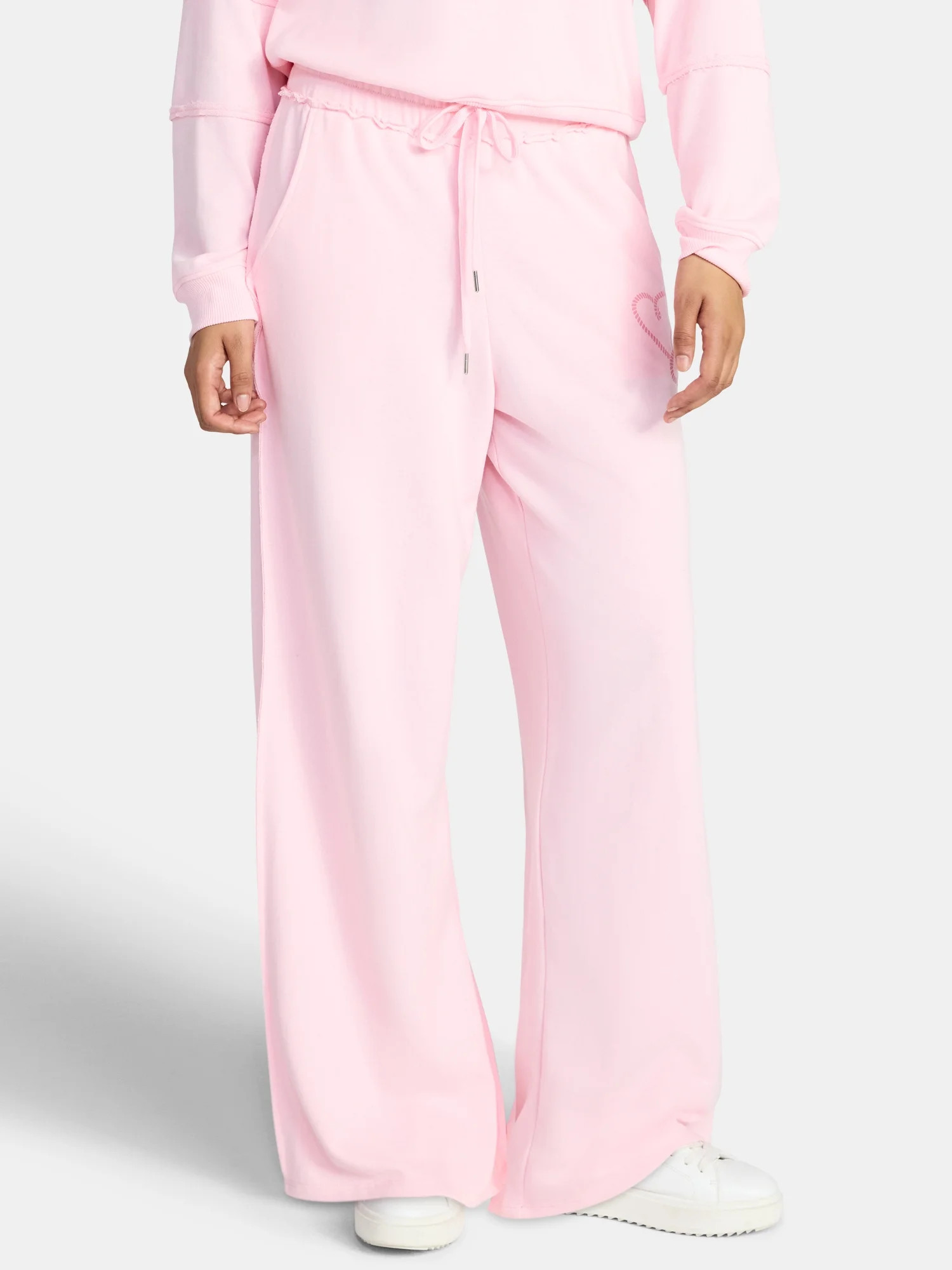 Valentine's Day Women's Heart Lasso Graphic Fleece Pants from Way to Celebrate, Sizes S-XXXL | Walmart (US)