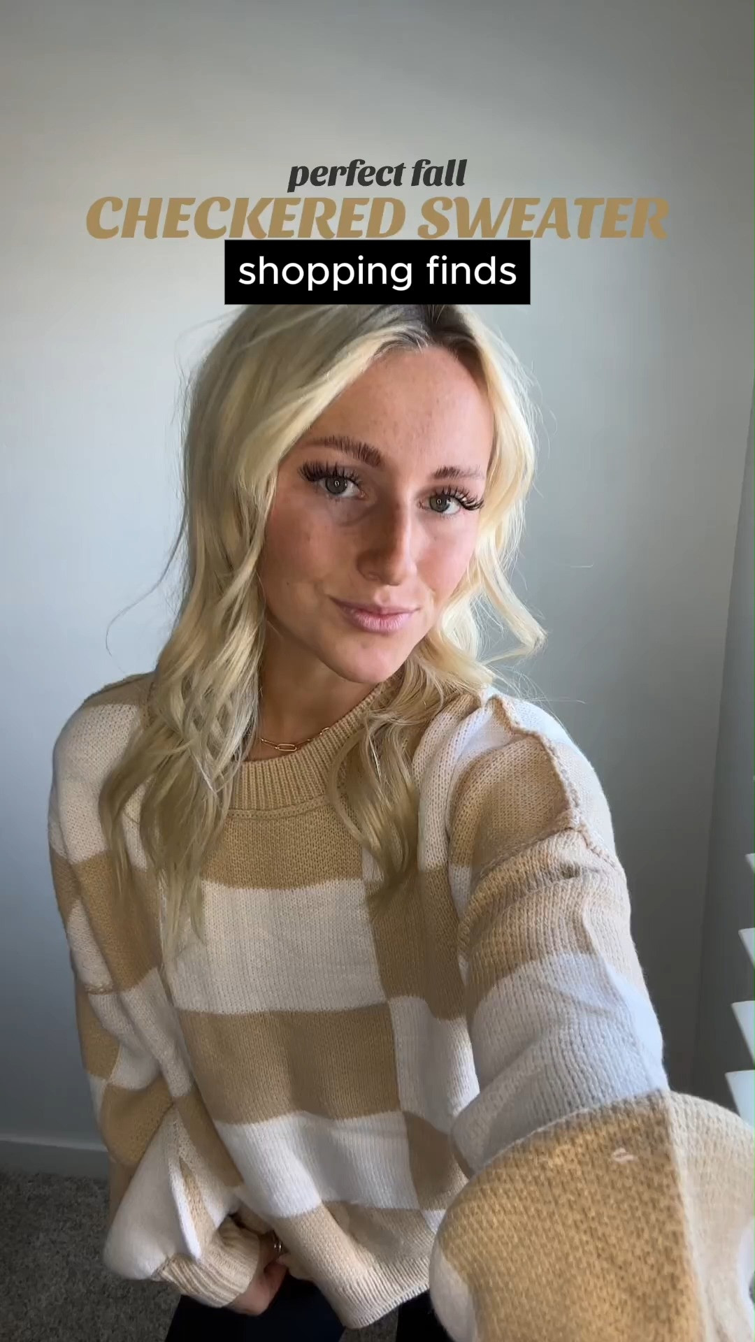 Checkered Sweater for Women 

 #LTKootd