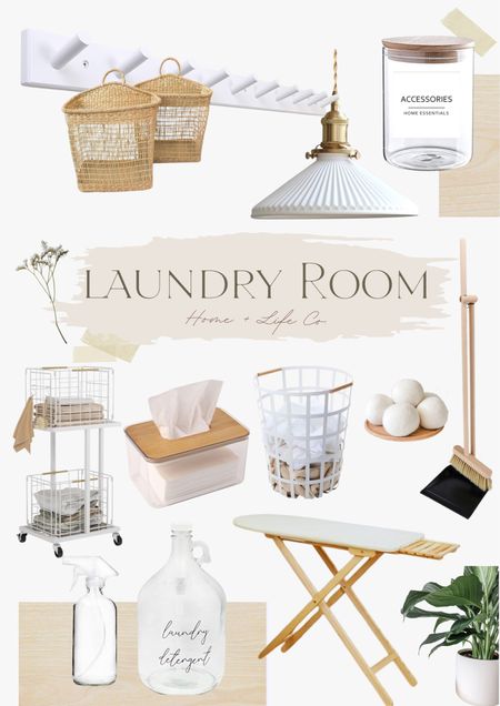 A good Laundry Room is only complete with its basic but essential baskets, racks, and minimalist touches

#LTKfindsunder100 #LTKhome #LTKfindsunder50