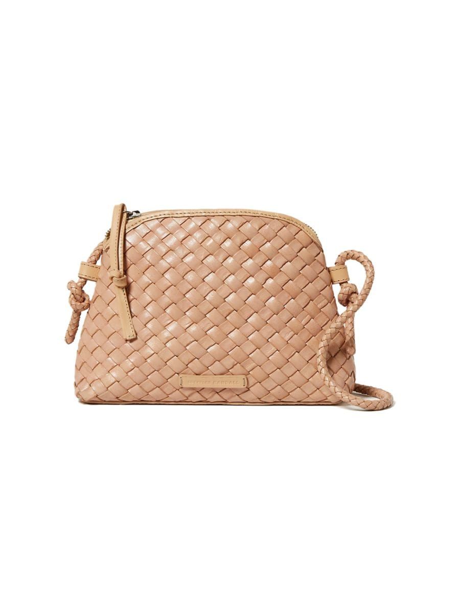 Mini Marybeth Woven Leather Crossbody Bag | Saks Fifth Avenue