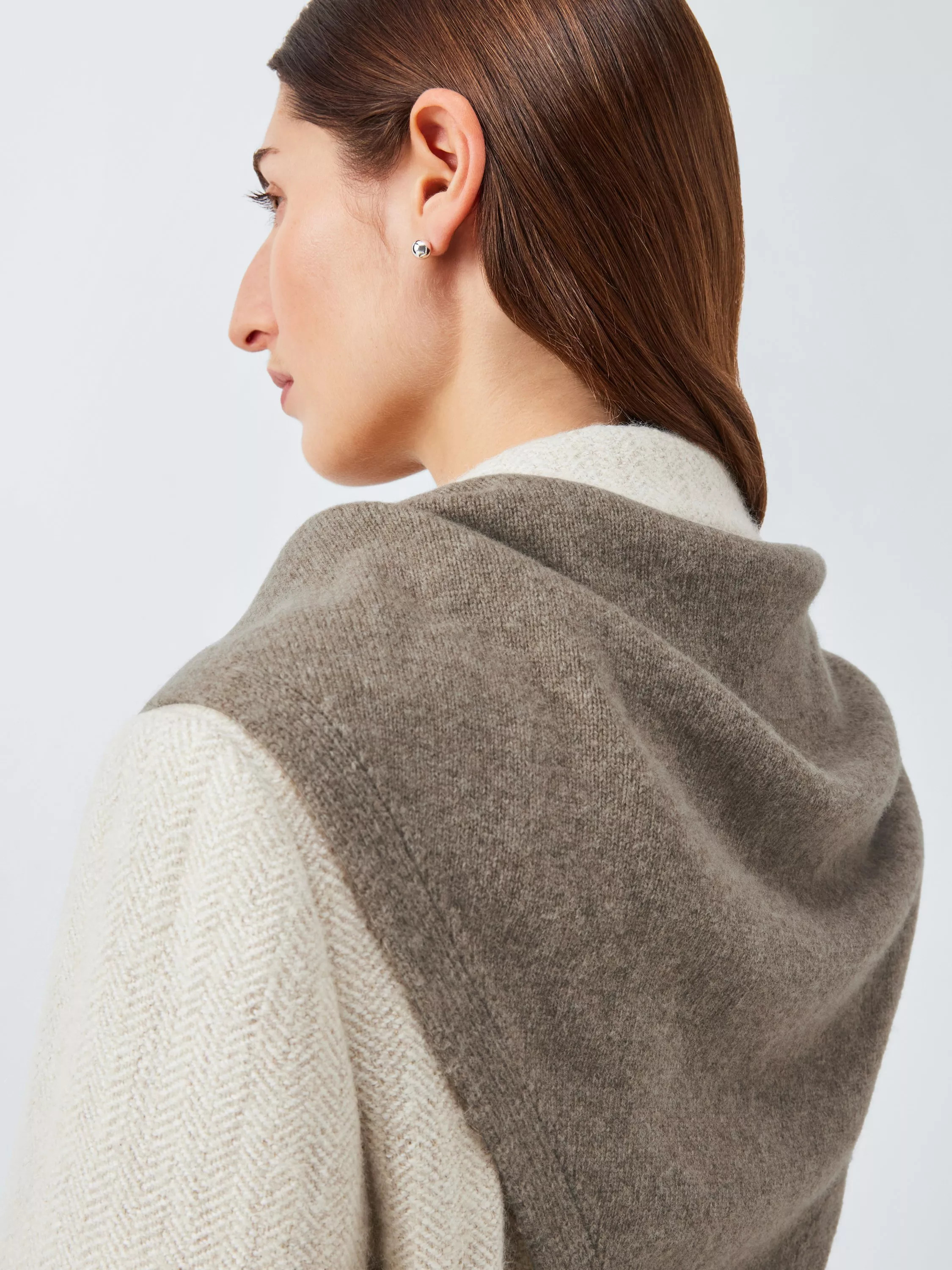 John Lewis Wool Blend Knit Bandana Scarf | John Lewis (UK)