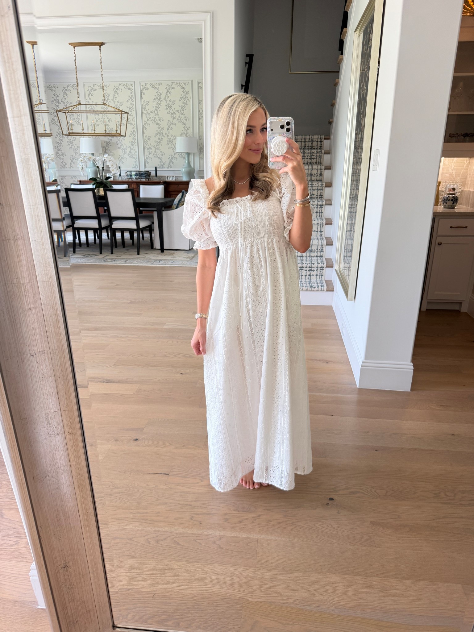 Hill House Dress 
White Dress
Spring Fashion 

#LTKspring #LTKmomlife #LTKootd