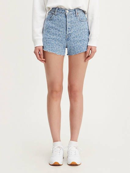 Levi's Printed Ribcage Shorts - Women's 34 | LEVI'S (US)