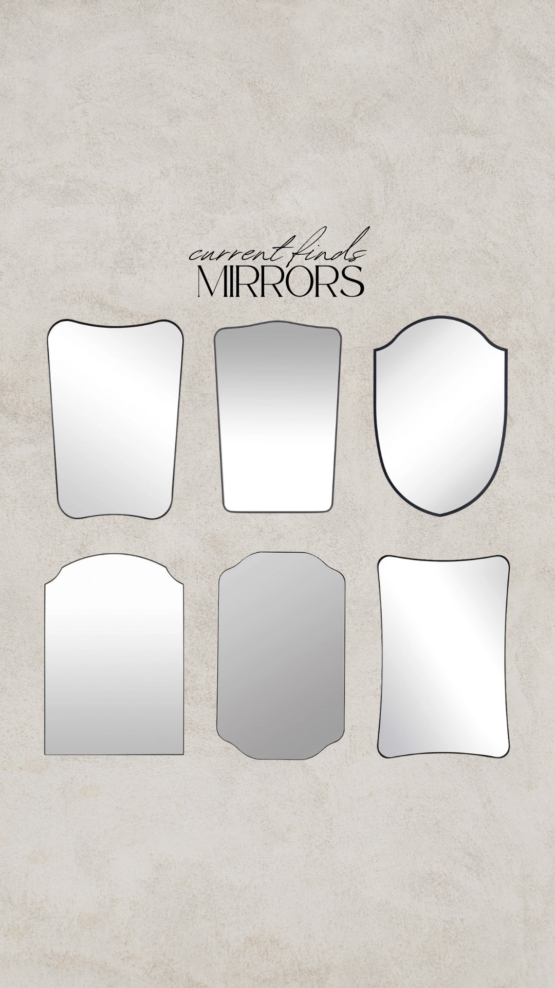 Wall mirror, black mirror, black wall mirror, abstract mirror, irregular mirror, oval mirror, scalloped mirrorr

#LTKSeasonal #LTKHome #LTKSaleAlert