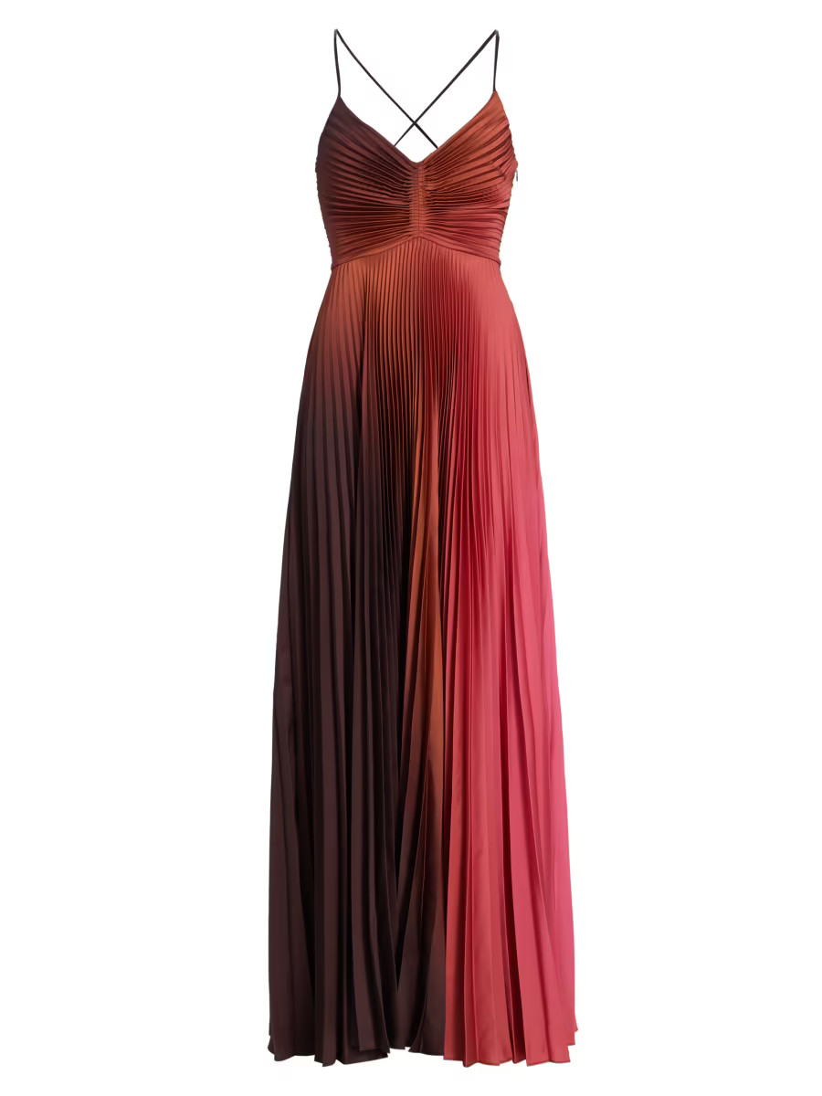 A.L.C. Ariya Pleated Gown | Saks Fifth Avenue