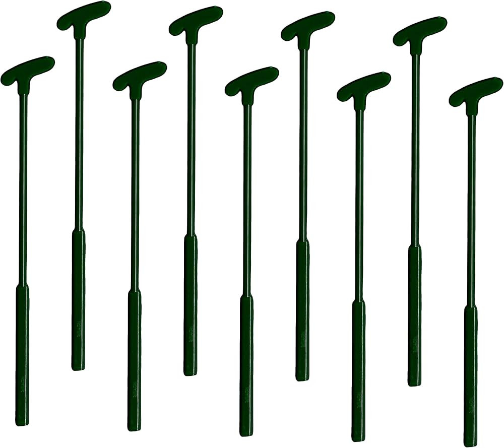 Coffee and Cocktail Stirrers, Reusable Plastic Drink Stirrer Sticks, 24 Swizzle Sticks, Use as a ... | Amazon (US)