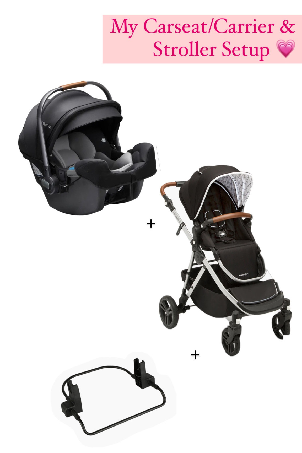 Carseat / Carrier & Stroller Setup 💗
you will need the car seat adapter in order for the carrier & stroller to be compatible 🫶🏼
nuna. mockingbird. doona. nuna pipa. car seat adapter. baby. kids. 


#LTKbaby #LTKkids #LTKfamily